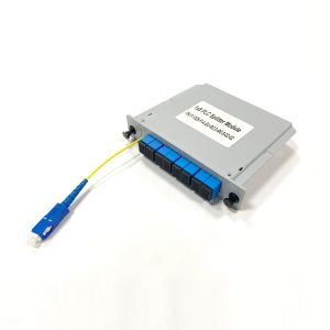 China 1x8 Fiber Optic Splitter Module Ideal for Passive Optical Networks and Signal Distribution in Telecommunication Systems wholesale