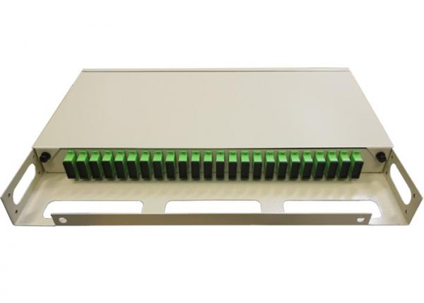 Dustproof Fiber Optic Box / Rack Mount Fiber Termination Box CFCZ/2SC24