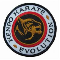 Kenpo Karate Evolution PMS 12C Iron On Embroidery Patches merrow border