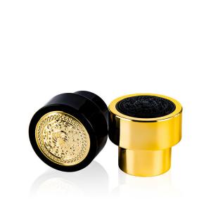 Wholesale High Quality Cosmetic Packaging Black Plastic Perfume Caps Bottle Cap