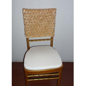 China rose chair cover for wedding event supplier