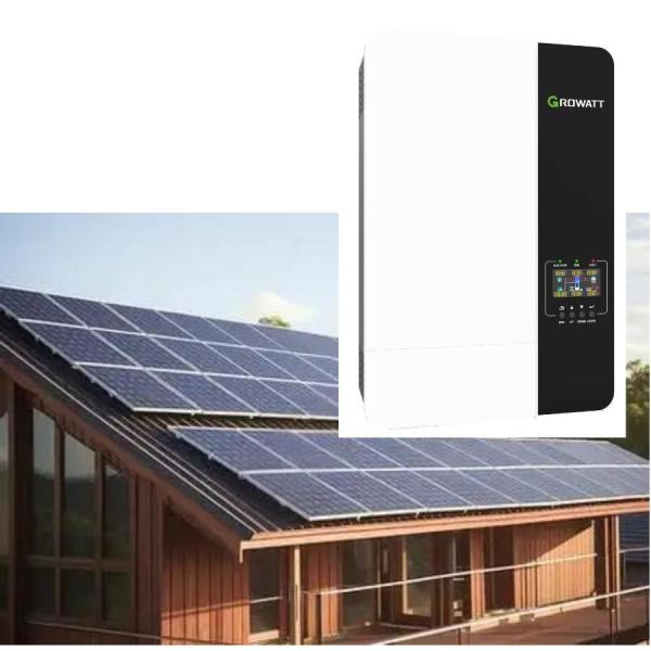 Onduleur hors réseau Growatt SPF 5000 ES 5kW 48V Monophasé MPPT 6000W Entrée solaire pour commandes OEM