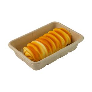 China Unbleached Leak Proof Sugarcane Bagasse Food Container Disposable Compostable supplier