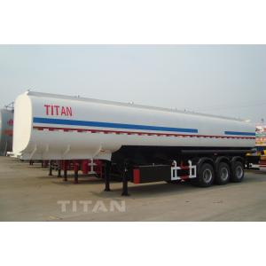 China 54000 liters of fuel semi trailer with carbon steel tank four company compartment tank trailer for sale supplier