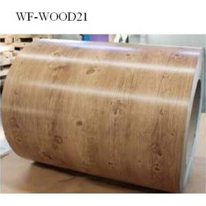 China Categoria de alumínio pintada modelada madeira da resistência de fogo DX5ID da bobina supplier