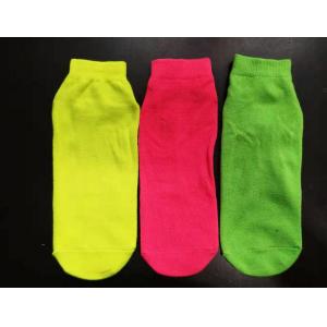 China Fancy Design Non Slip Grip Socks Fluorescence Socks For Trampoline Park Neon Party supplier