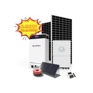 China High Performance 10KW Hybrid Solar System Kit Customizable wholesale