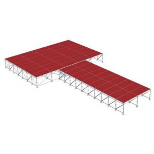 Lightweight Portable Stage T Show Aluminum Plywood Platform 1220*2400mm