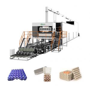 China Paper Quail Egg Tray Making Machine Fully Automated Egg Box Machine supplier