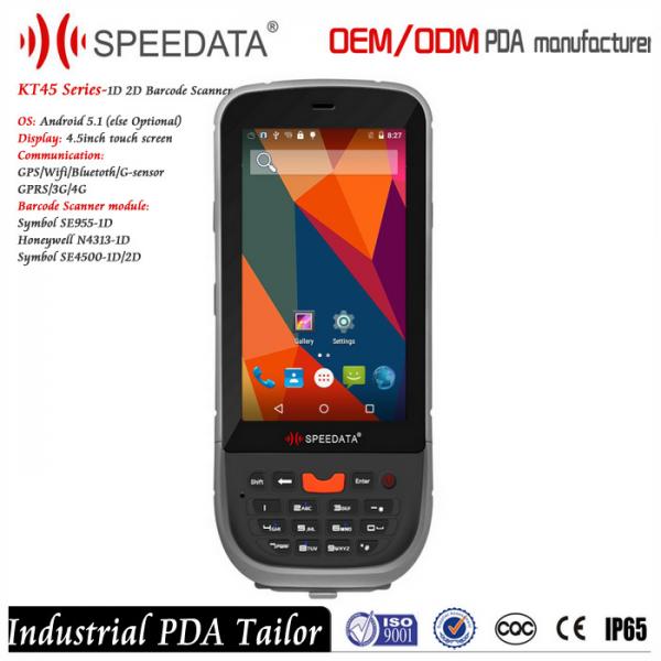 4.5 Inch Screen Industrial PDA Pocket Camera Phone-size Scanner Qr Bar code