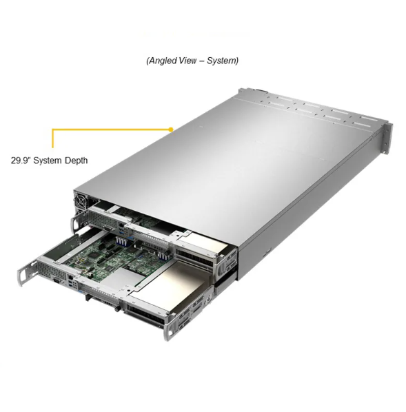 China Supermicro AS-2114GT-DPNR 2U Rackmount GPU Server with 2TB DDR4 RAM 2600W Titanium Power wholesale