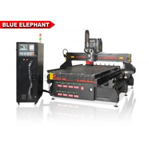 China Furniture Making Computerized Woodworking Machines , 4 Axis Atc Cnc Router With Rotary supplier