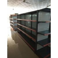 China Convenient Store Supermarket Gondola Metallic Racks Display Shelving Shelves on sale