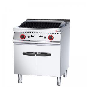 Commercial Kitchen Restaurant Gas Lava Rock Barbecue Grill with Multi-functional Design