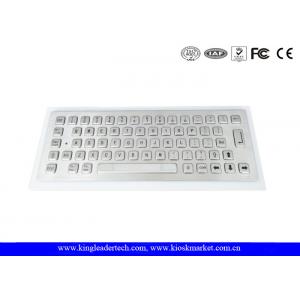 IP65 Rating Metal Kiosk Industrial Mini Keyboard With 64 Metal Compact Keys