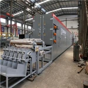 Double Rotary Paper Recycling Production Line , Pulp Thermoforming Machine 80KW