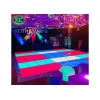 China P4.81 Noiseless interactive led video dance floor , disco dance floor waterproof on sale