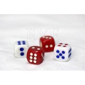 China Red / White Mercury Dice Cheating Device , Magic Trick Casino Craps Dice supplier