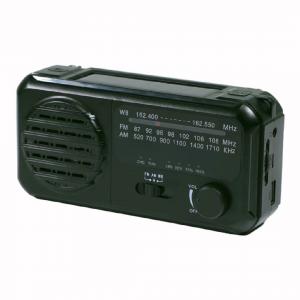 Emergency Solar Hand Crank Radio Built In Speaker with zoom led torch