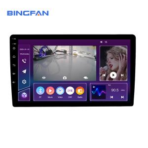 China Universal 10.1 android11 ​​4-core 2 + 32 duplo din rádio do carro carplay android auto gps wifi alta fidelidade eq fm am rds bt carro estéreo supplier
