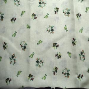 China 30% Ramie 70% Cotton Polyester Printing Fabric Soft Touch Breathable Woven Shirt Dress supplier