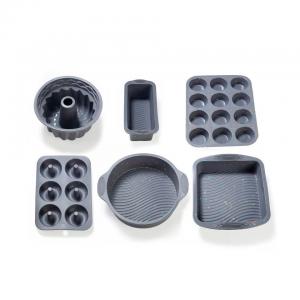 China Heatproof Silicone Cake Mold Set Reusable Microwaveable For Baking supplier