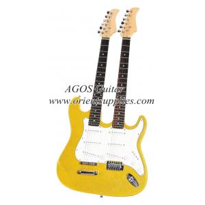 39&quot; Electric Guitar - &quot;Fender Stratocaster&quot; style Double guitar head AG39-DH1