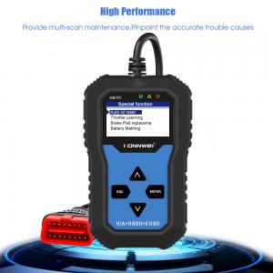German vehicles Car Diagnostic Code Scanner device KW350 full system OBD2 EOBD protocol