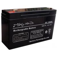 China Industrial 6 Volt 10ah Rechargeable Battery , Lead Acid Storage Battery on sale