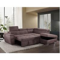 China Capri 3 Modern Home Furniture Sectional Sleeper Sofas Adjustable height Plywood Frame on sale