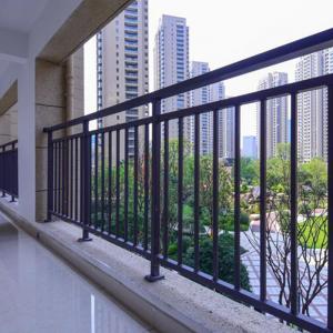 Indoor Balcony Safety Iron Stair Handrail Zinc Stainless Tubular Railings