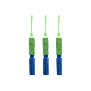 China Conector rápido da fibra ótica do SC APC 0.3dB FTTX SiO2 supplier