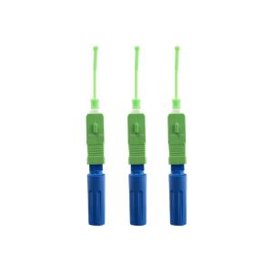 China Conector rápido de la fibra óptica del SC APC 0.3dB FTTX SiO2 supplier