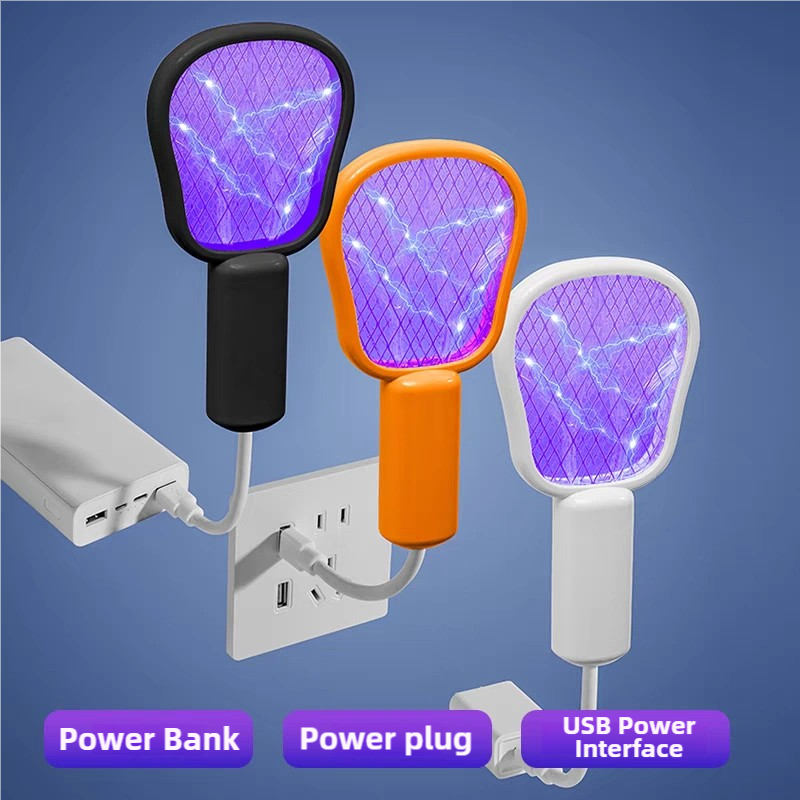 China JZ 3 in 1 USB Type Portable Mosquito Lamp with Night Light and High Voltage Swatter Safe Wet Bug Zapper Solid State wholesale