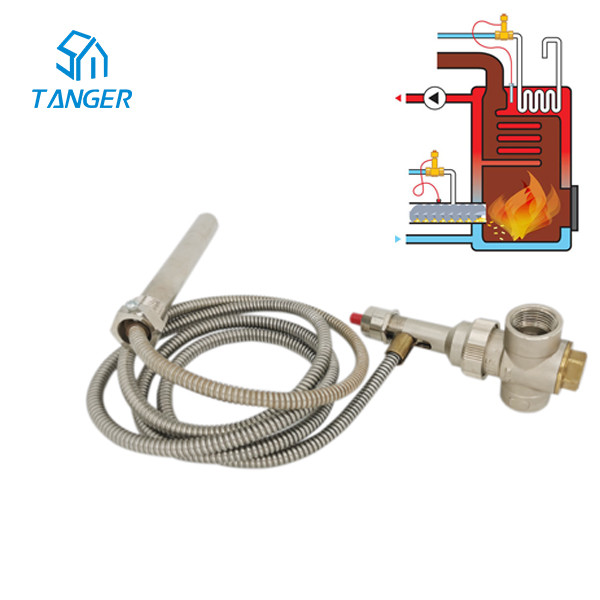 China Heating Boiler Temperature Control Sensor Temperature Valve 1/2 wholesale