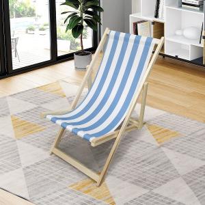 Patio Sling Chairs Outdoor Portable Folding Adjustable Beach Chairs Polyester Fabric Aluminum Chair Set Cushion