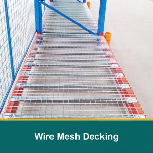 China Wire Mesh Decking For Warehouse Pallet Racking Wire Mesh Decks For Metal Shelving supplier