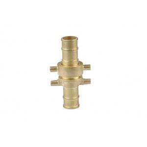 China Straight Type Fire Adapter Forged Brass Fire Fighting Pipe Fittings supplier