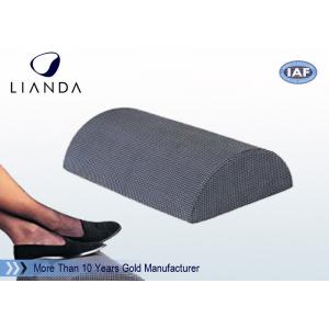 China Half Cylinder Memory Foam Cushion , Black Foam Foot Rest Cushion For Office / Home supplier