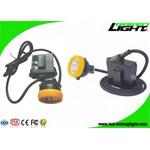 China Helmet Lamp LED Mining Light 6.6Ah Li - Ion Battery With 1000 Battery Cycles supplier