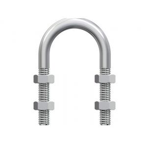 China U Shape Bolt And Nut Assembly , Zinc Plated Galvanized Metal Hardware supplier