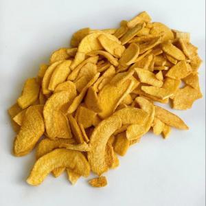 China Wholesale Vacuum Fried Fruits Snacks for Kids Adults Vegan Crispy Yellow Peach Chips supplier