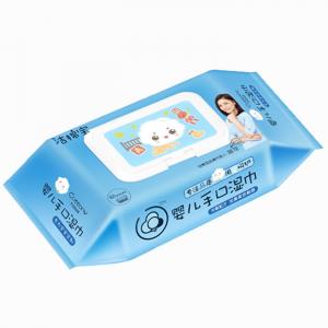 China Alcohol Free Baby Cleaning Wipes Spunlace Material For Sensitive Newborn Skin supplier