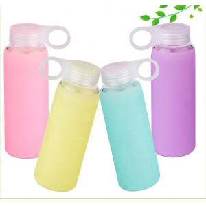 China tasse colorée de voyage de tasse de boissons de bouteille en verre de Boroslicate des produits nouveaux 280ml haute wholesale