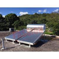 China Simple Solar Hot Water Heater System Thermosyphon Blue Titanium Solar Collector on sale