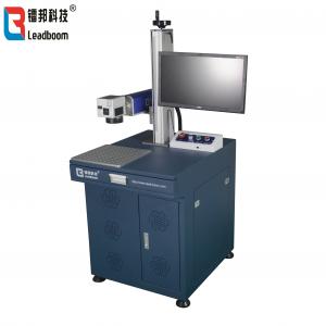 CE Fiber Laser Marking Machine To Mark The Words Or Number On Electric Parts / High Frequency Transformer Marker