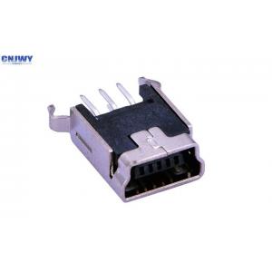 China Mobile Phone Mini 180 Degree USB Connector , SMD Micro Usb Male Connector supplier