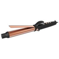 China Black Gold Ceramic Curling Iron Wand Automatic Hair Curler For All Hair Types on sale