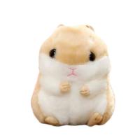 China Chubby Hamster Plush Keychain Bag Pendant Birthday Present Mini Plush Doll on sale