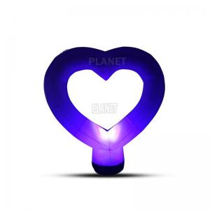 China Party LED Heart Lighting Inflatable Balloon LOVE Heart Inflatable LED Shape Balloon supplier